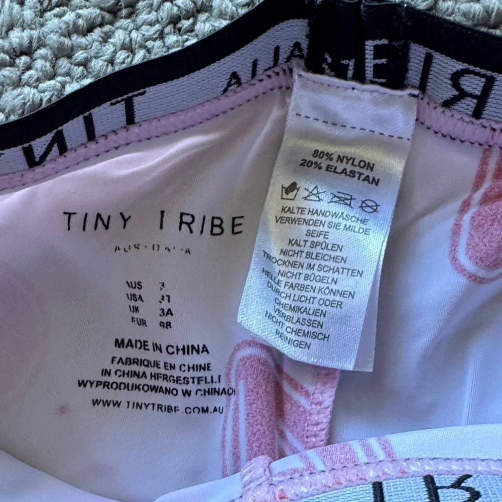 Tiny Tribe Pink Kids Matching Active Set — Bralette & Leggings